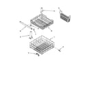 Whirlpool DP840SWPX0 dishrack parts diagram