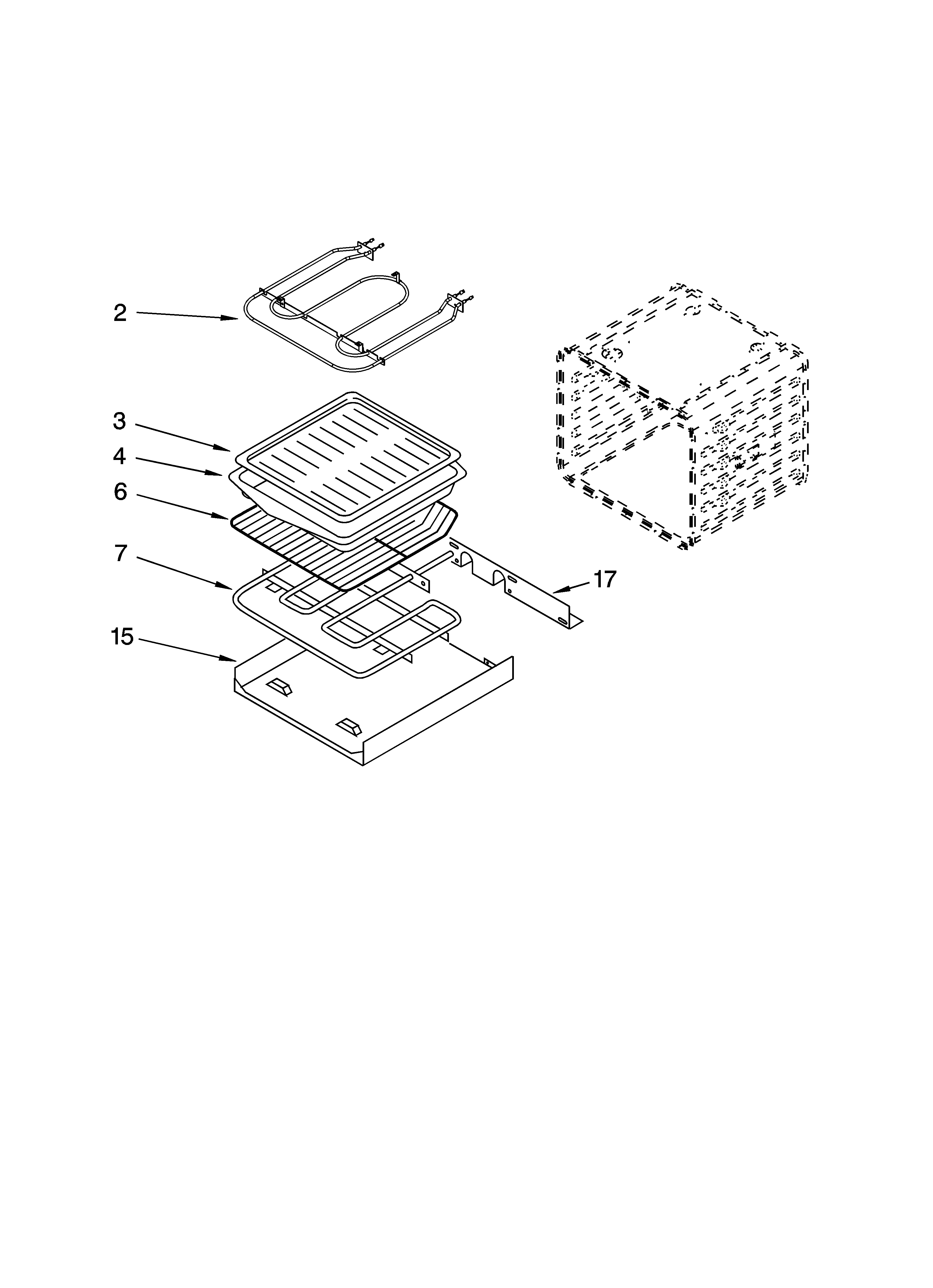KitchenAid KEBC171KWH04 internal oven parts diagram