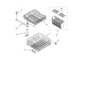Whirlpool DU810SWPU0 dishrack parts, optional parts (not included) diagram