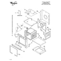 Whirlpool GBD307NKQ0 lower oven parts diagram