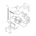 Whirlpool GBD307NKQ0 upper oven parts diagram