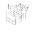 Whirlpool SF196LEMT1 control panel parts diagram