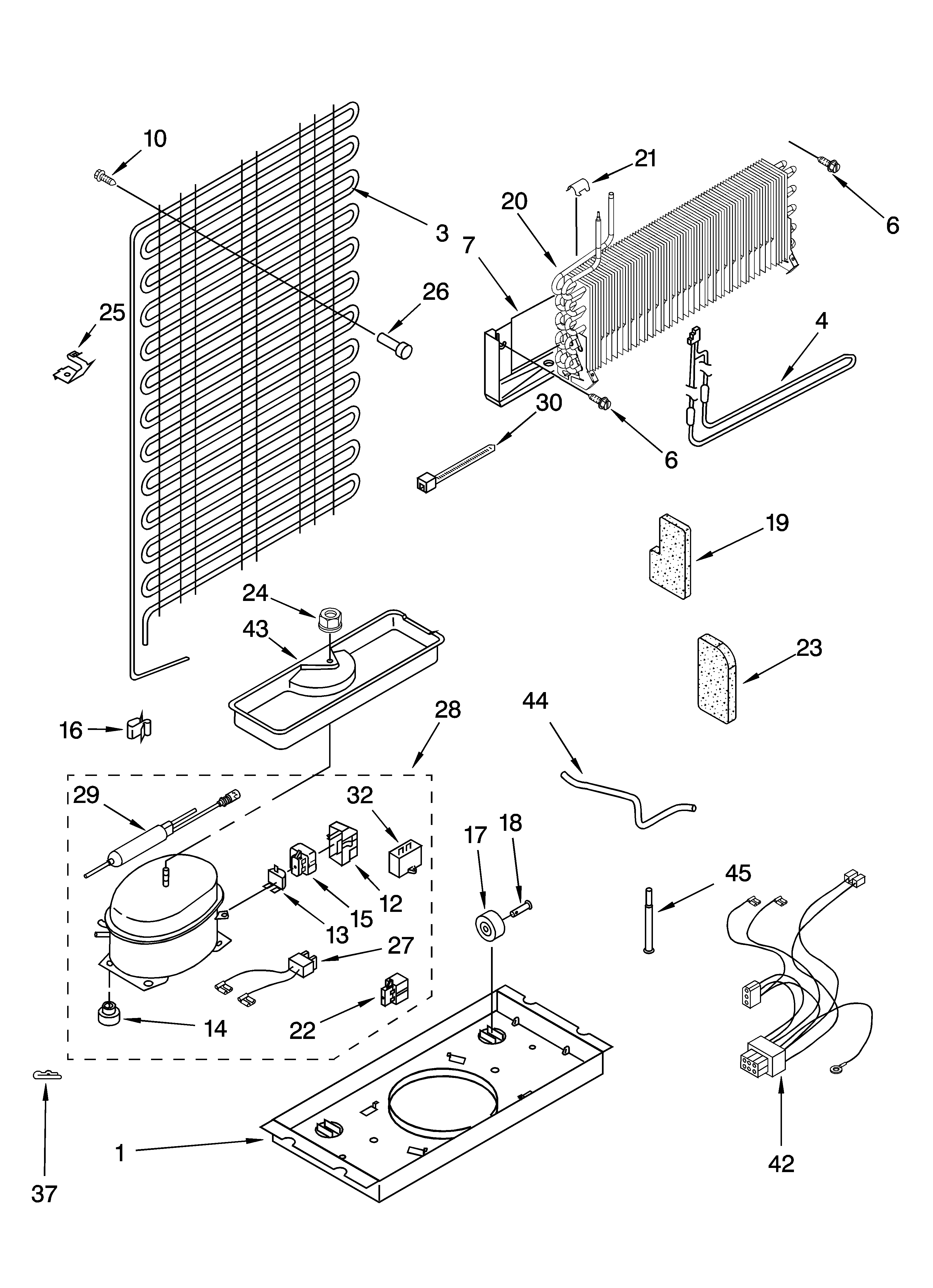Whirlpool 8VET8WPKLQ03 unit parts diagram