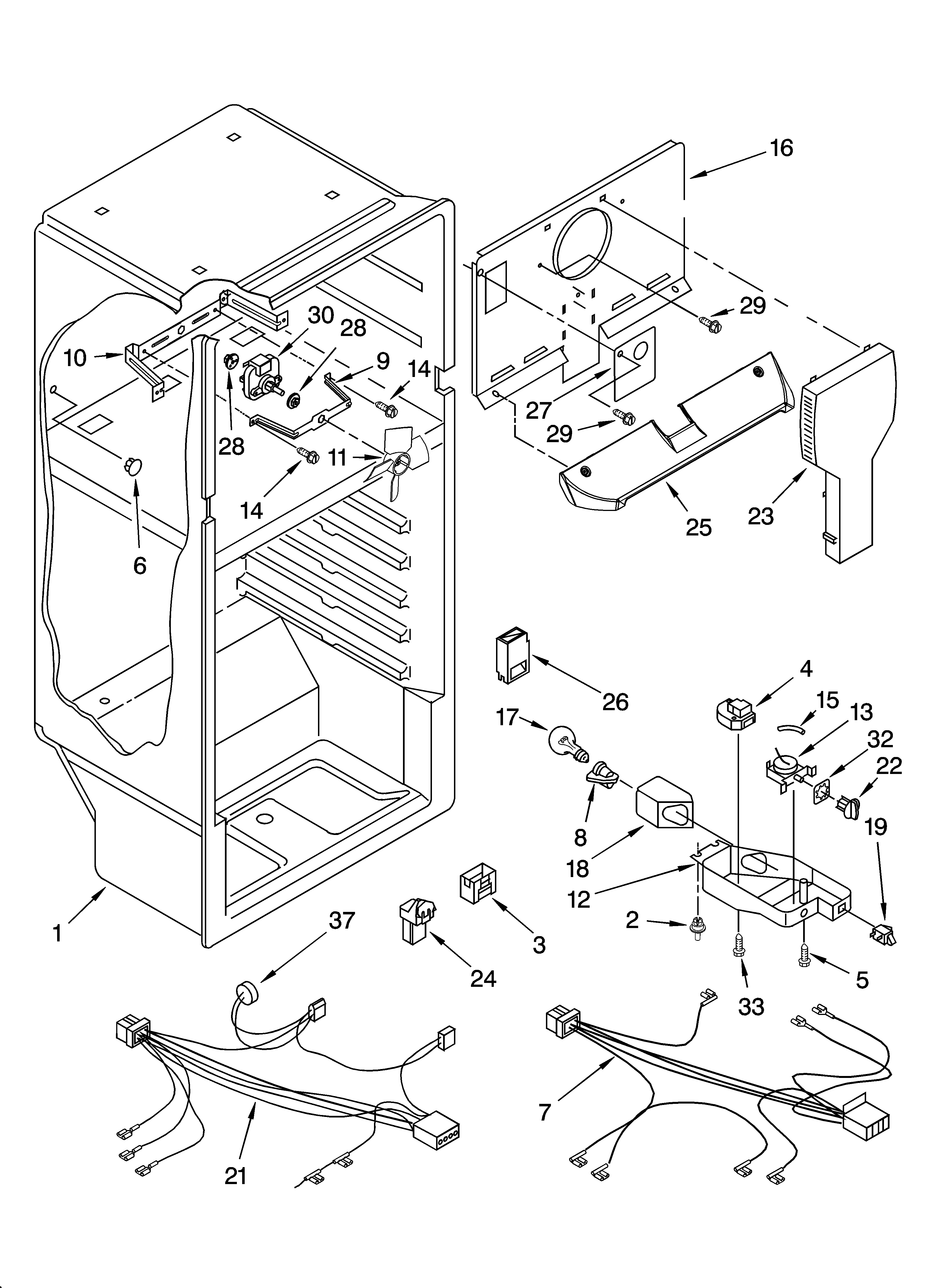 Whirlpool 8VET8WPKLQ04 liner parts diagram