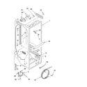 Whirlpool ED2FHEXNL00 refrigerator liner parts diagram