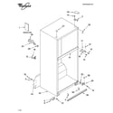 Whirlpool ET8CHMXKQ05 cabinet parts diagram