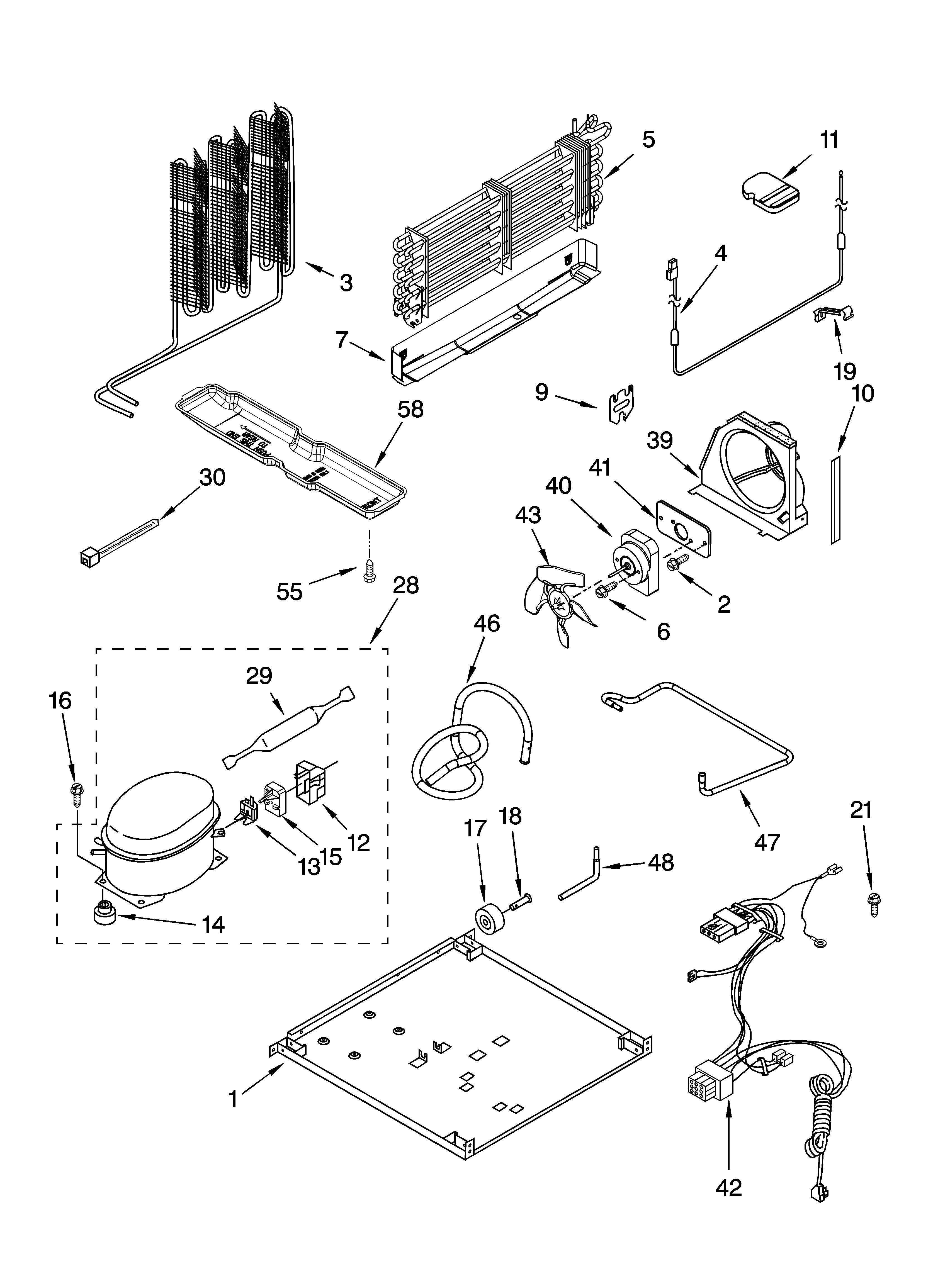 Whirlpool ET8GHMXLQ03 unit parts diagram