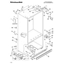 KitchenAid KBRS36FMX01 cabinet parts diagram
