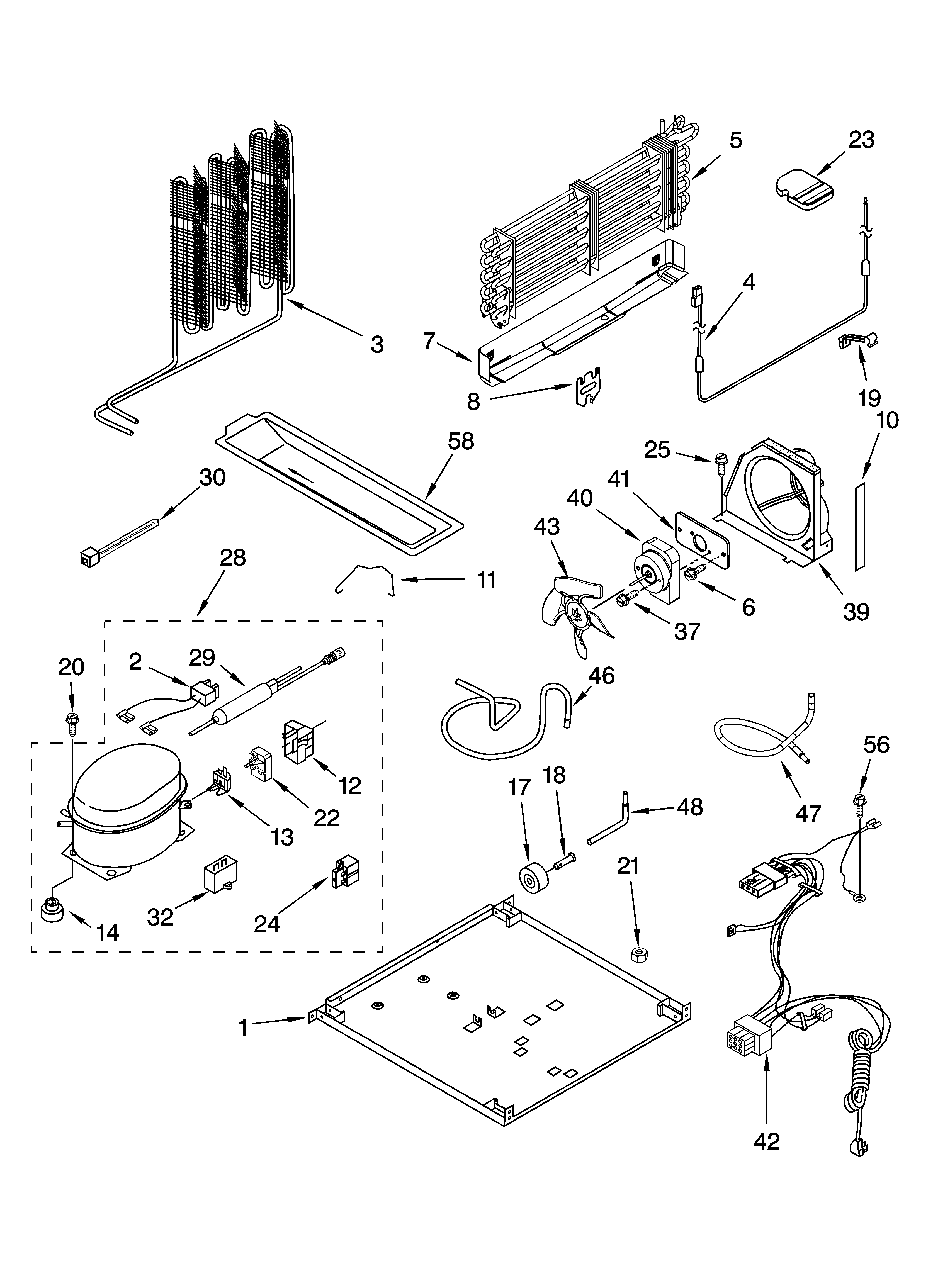 KitchenAid KTRA19EMBL01 unit parts diagram