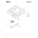 Whirlpool RF368LXPS0 cooktop parts diagram