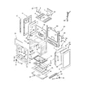 Whirlpool SF378LEPB0 chassis parts diagram