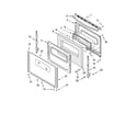 Whirlpool SF380LEPS0 door parts, optional parts (not included) diagram