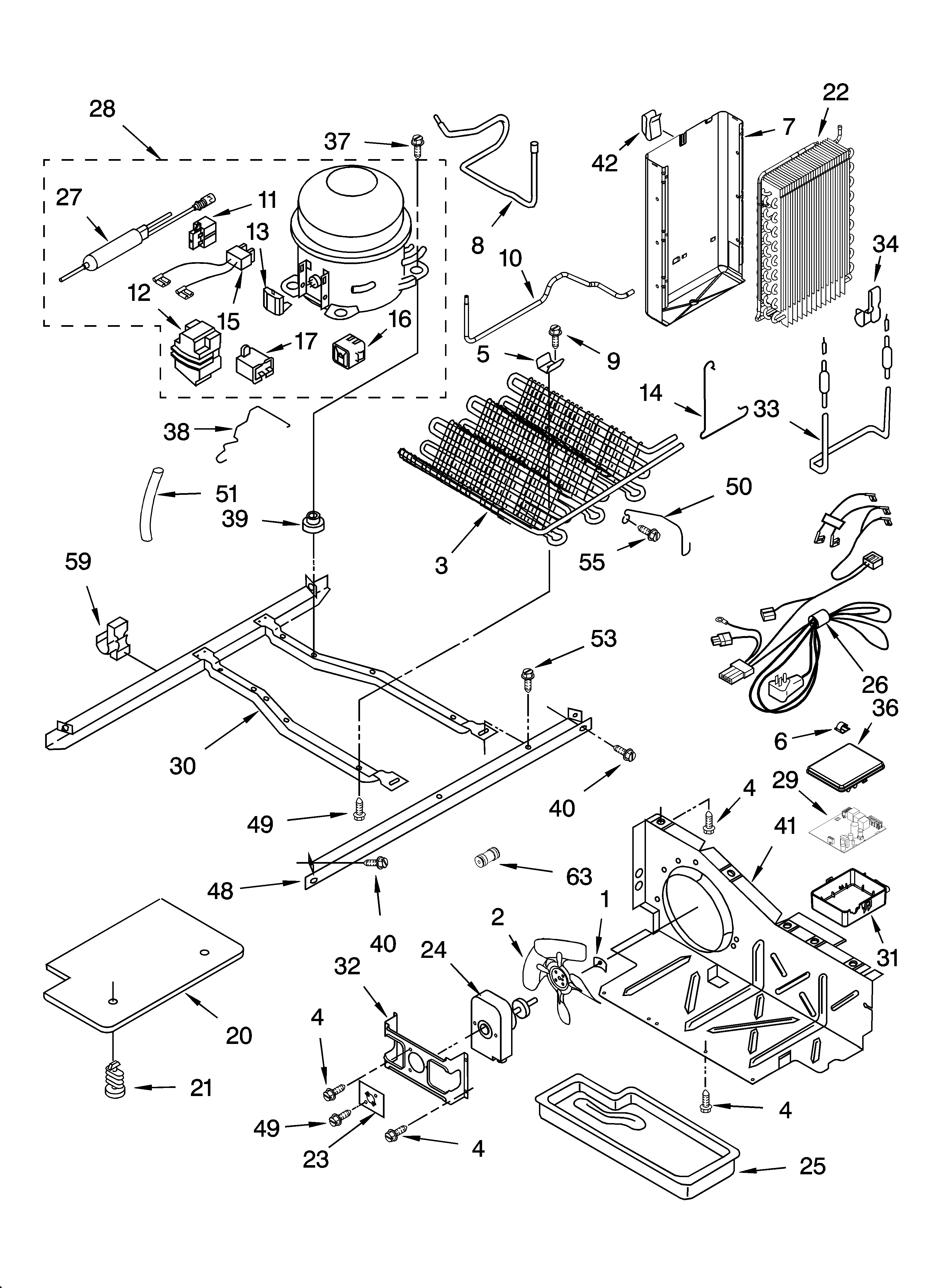Whirlpool 7GS2SHEXPL00 unit parts diagram