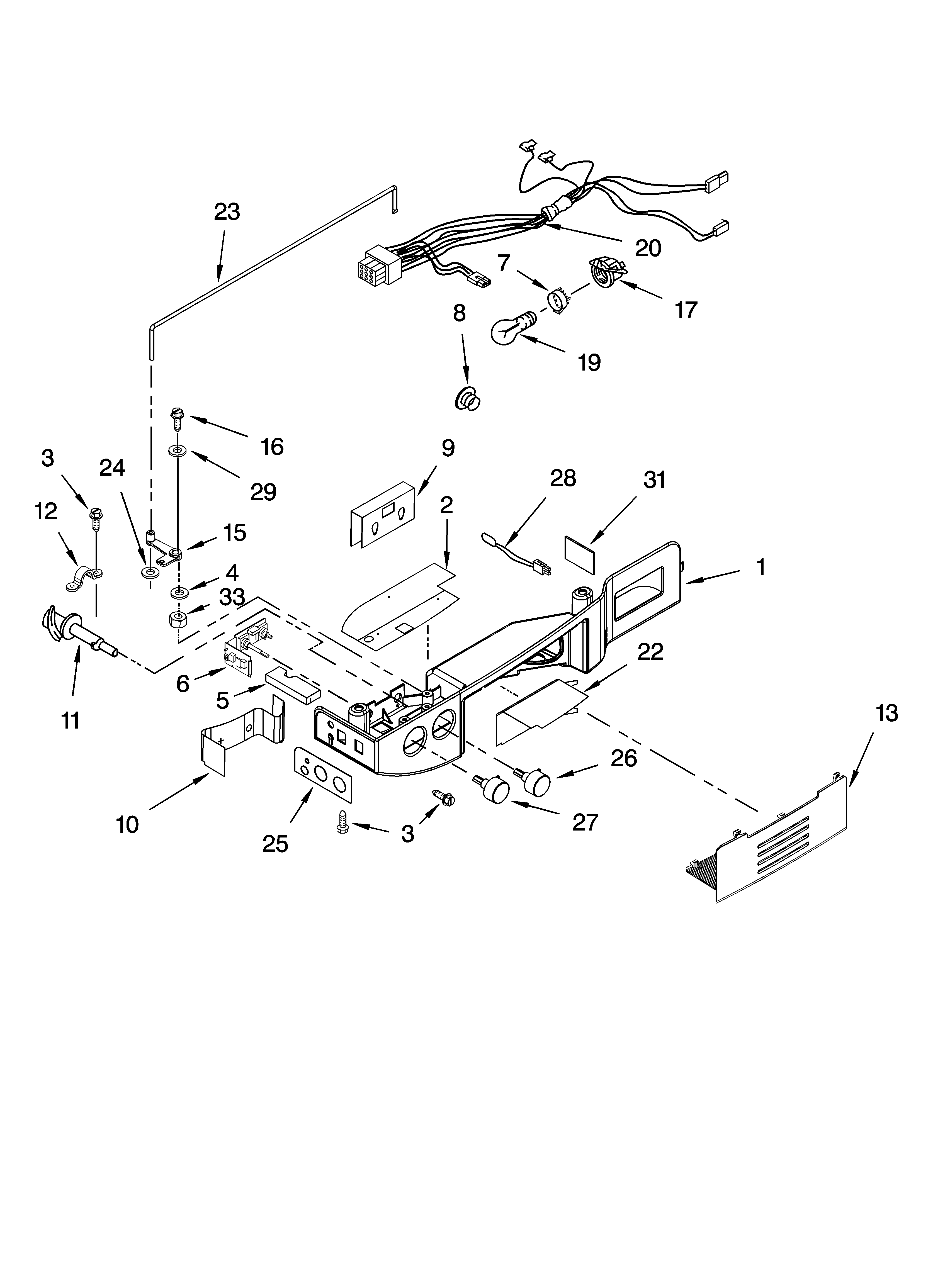 Whirlpool 7GS2SHEXPL00 control parts diagram