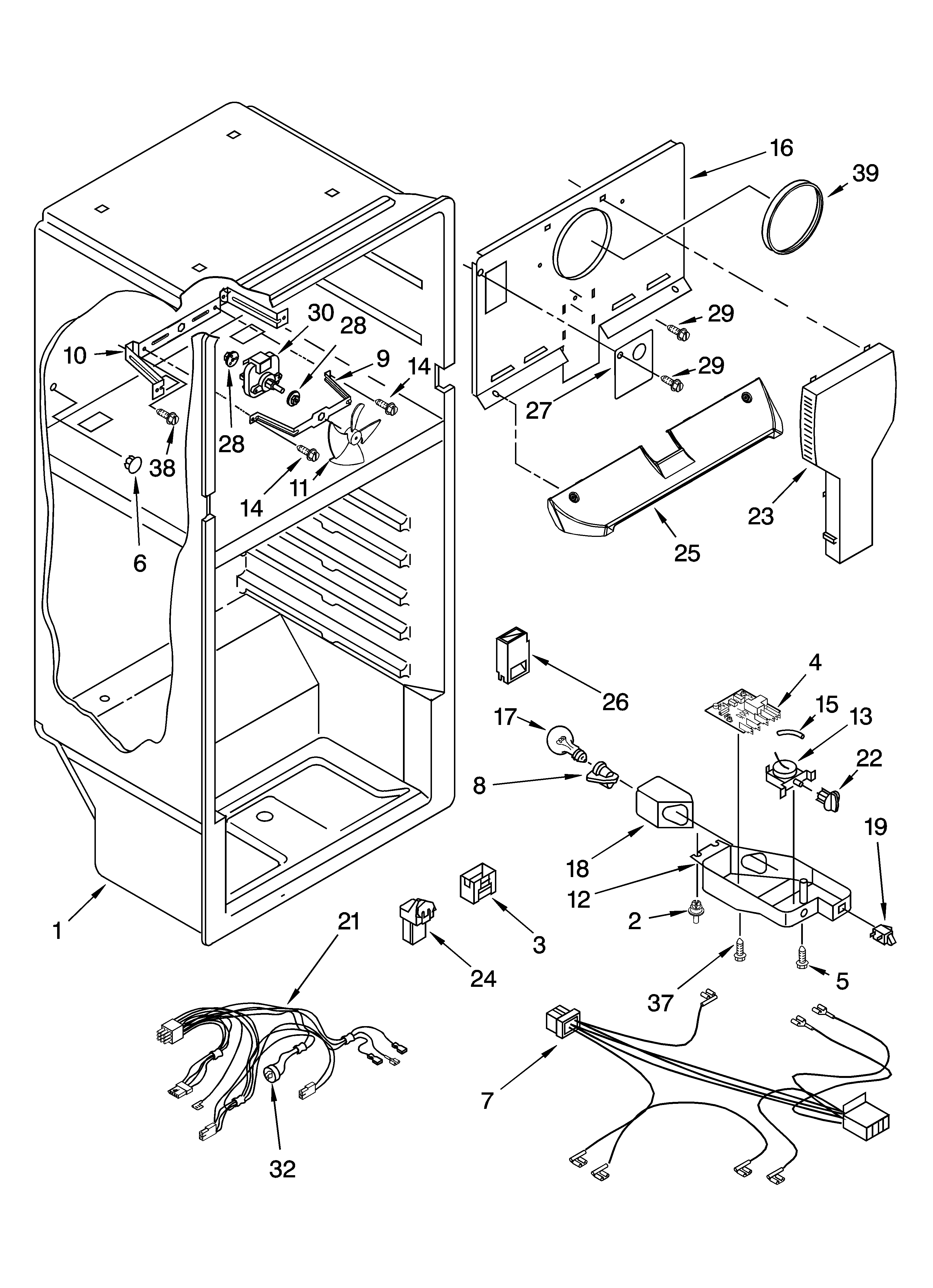 Whirlpool ER8GHKXMQ02 liner parts diagram