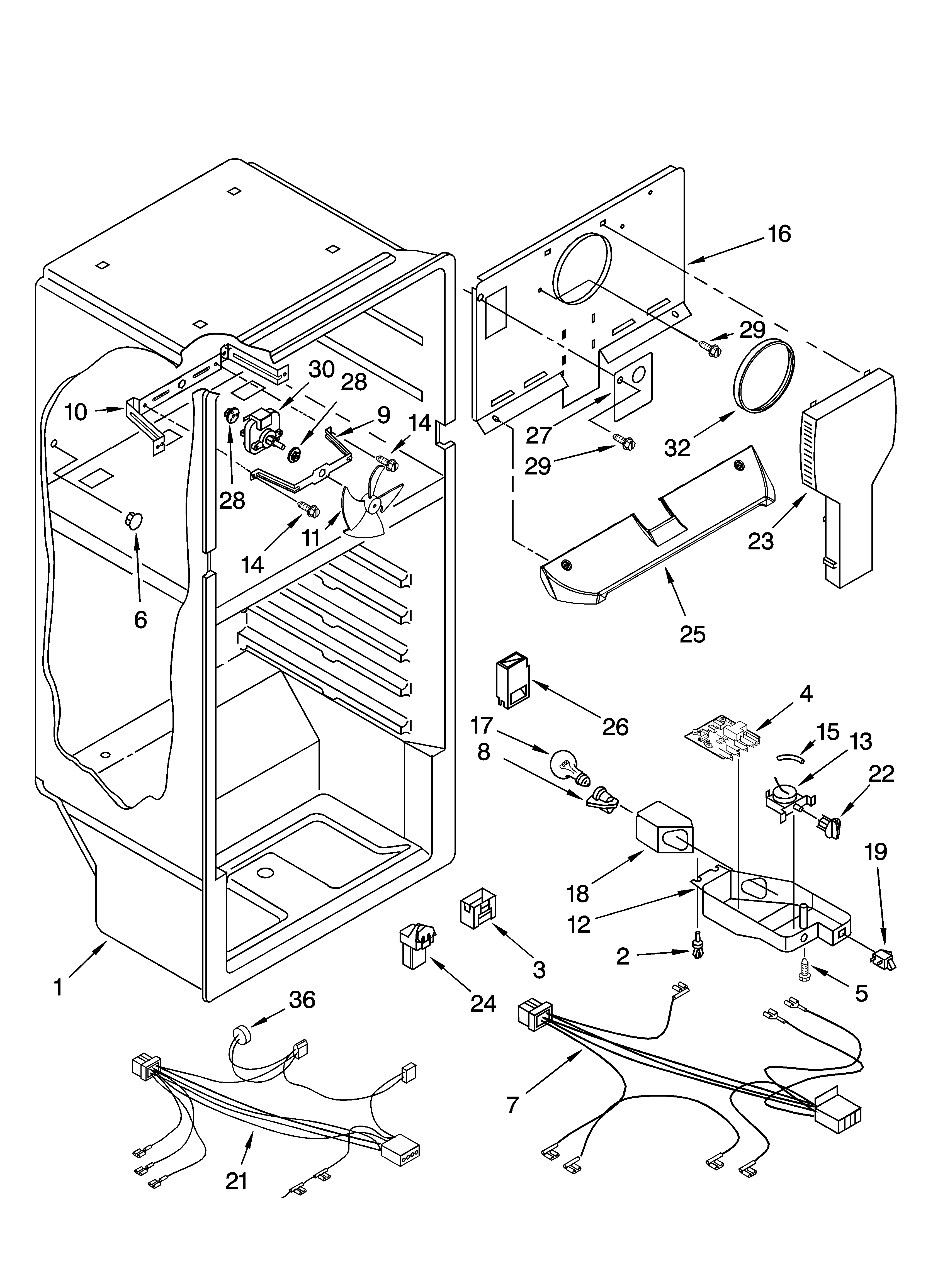Whirlpool ET8BPKXKT02 liner parts diagram