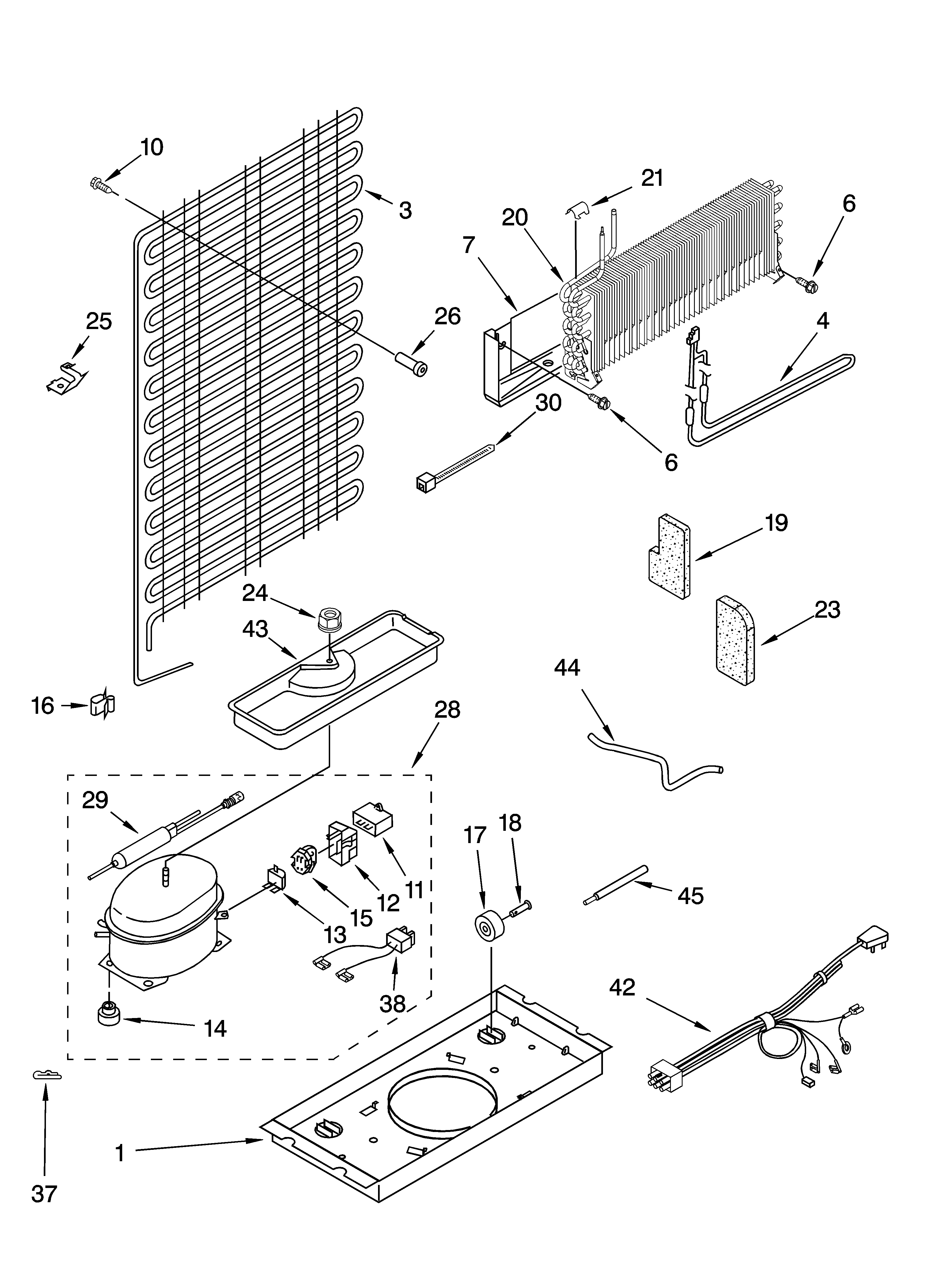 Whirlpool ET8BPKXKT02 unit parts diagram