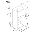 Whirlpool ET8RHMXKQ05 cabinet parts diagram