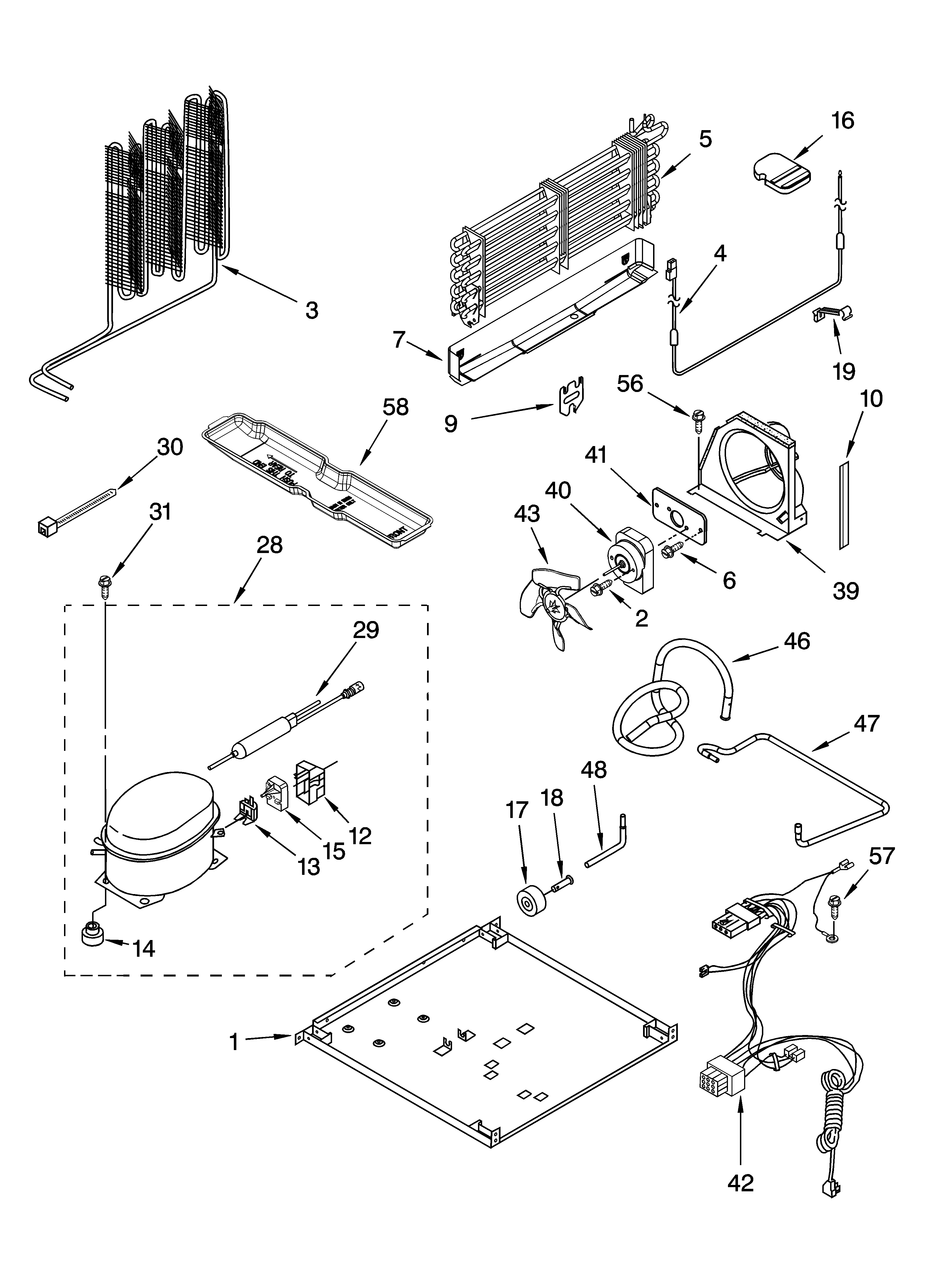 Whirlpool ET8RHMXKT05 unit parts diagram