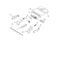 KitchenAid KEBC247KWH03 top venting parts, optional parts diagram