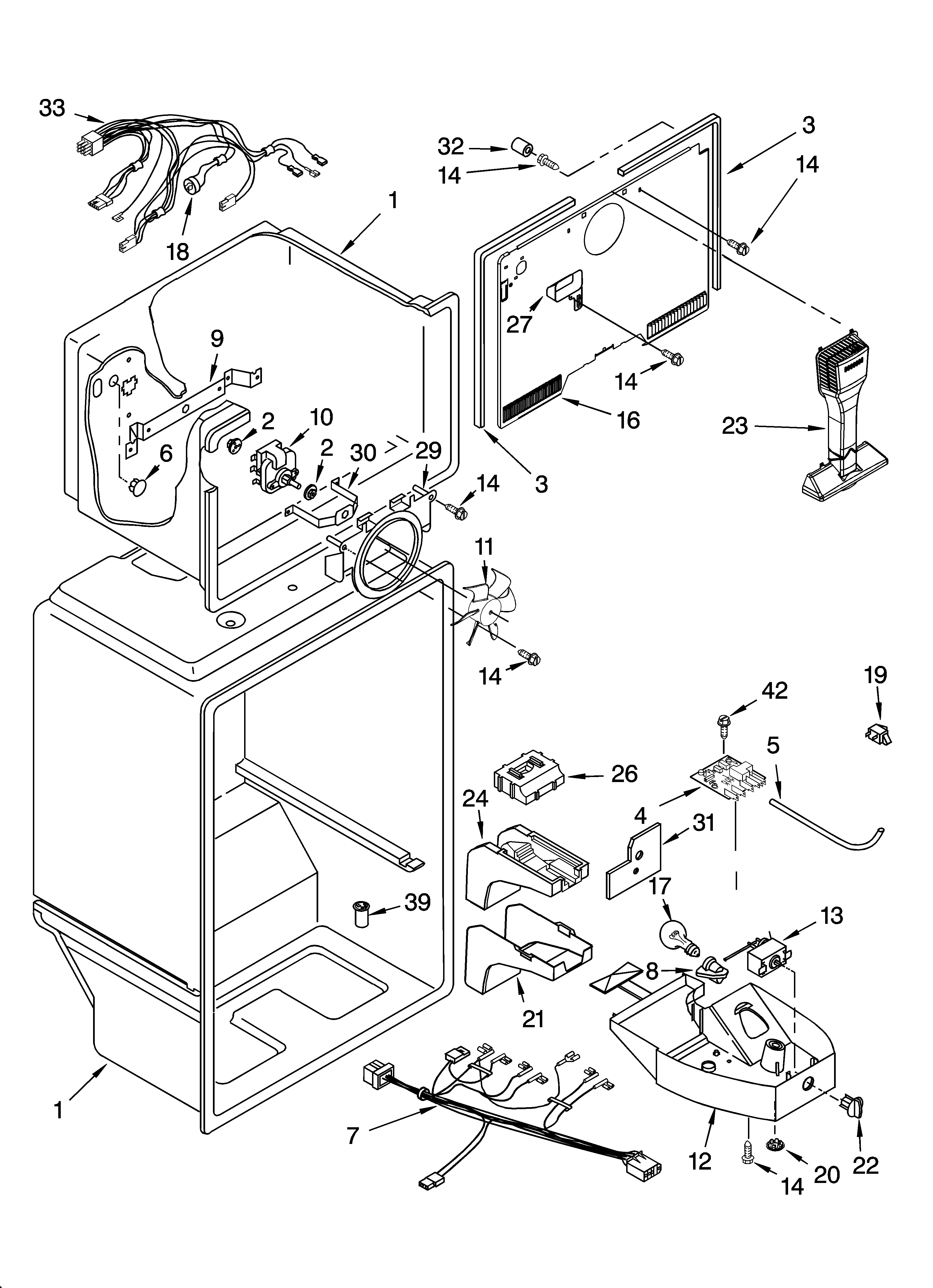 Whirlpool ET8WTKXKQ06 liner parts diagram