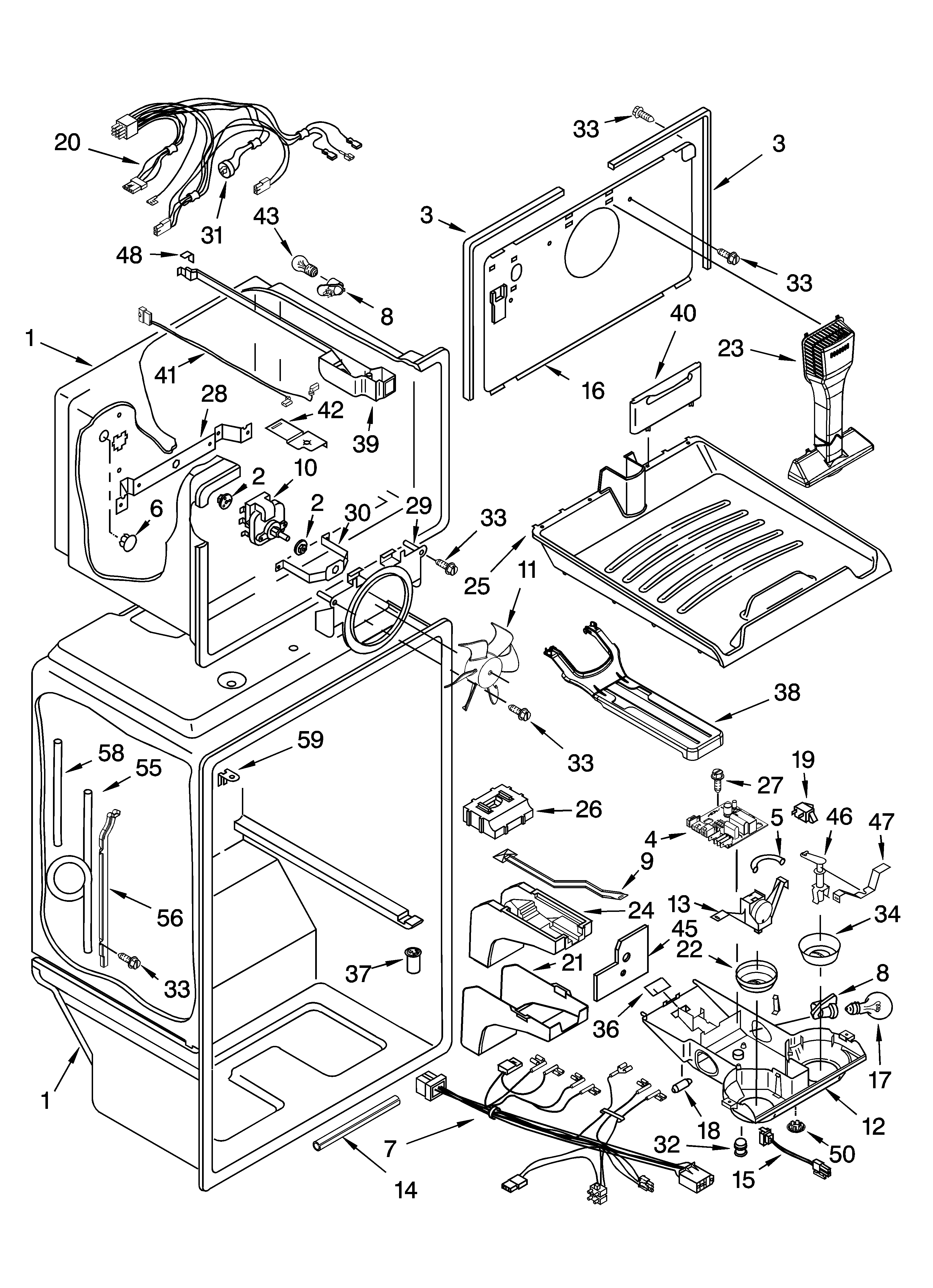 Whirlpool GT1PHWXPQ00 liner parts diagram