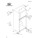 Roper RT14DKXKT05 cabinet parts diagram