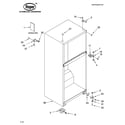 Roper RT14HDYPQ02 cabinet parts diagram