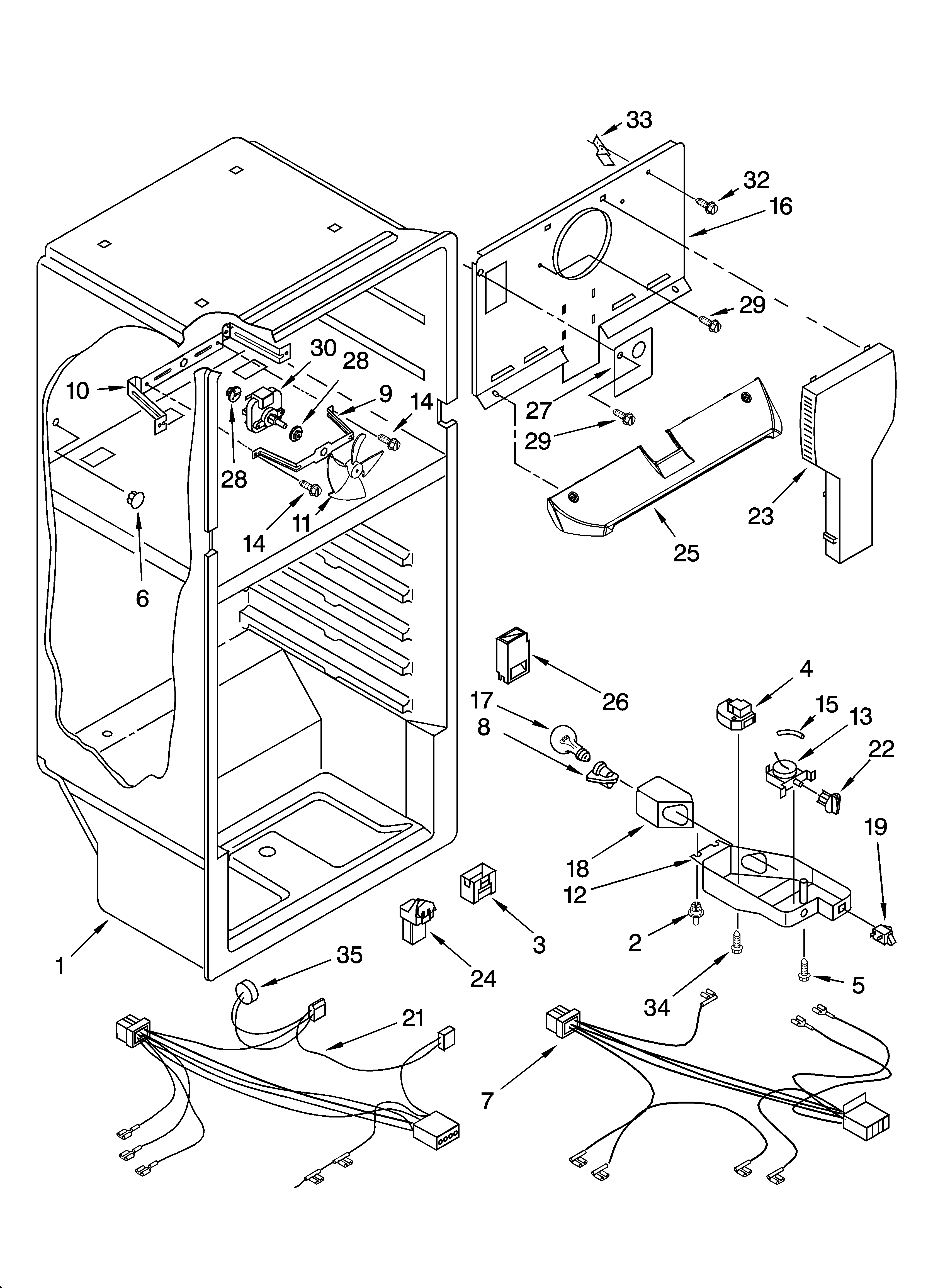 Kirkland ST14CKXKQ04 liner parts diagram