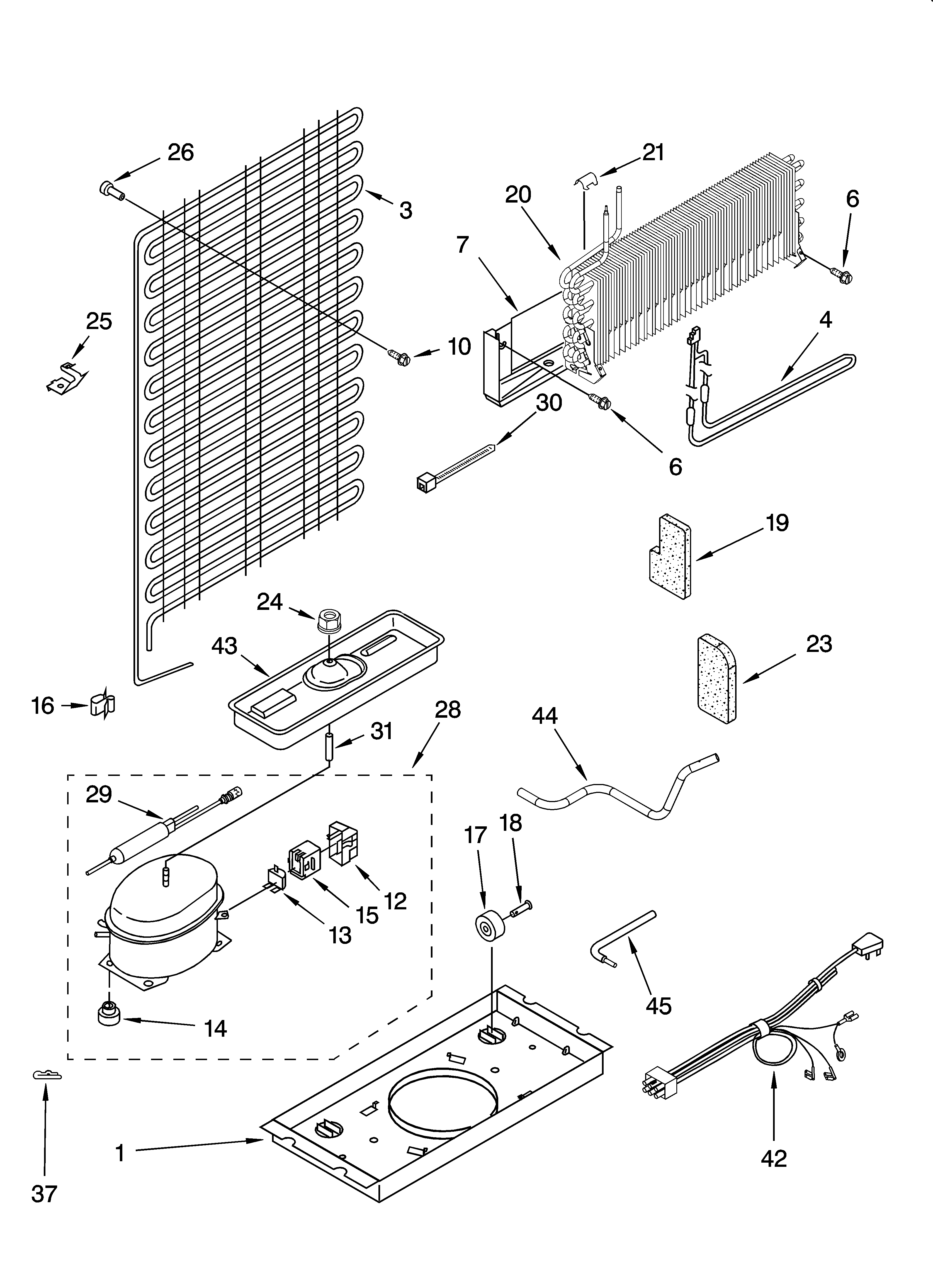 Kirkland ST14CKXKQ04 unit parts diagram