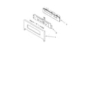 KitchenAid KEBC278KBL03 control panel parts diagram
