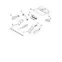 KitchenAid KEBC278KBL03 top venting parts, optional parts diagram