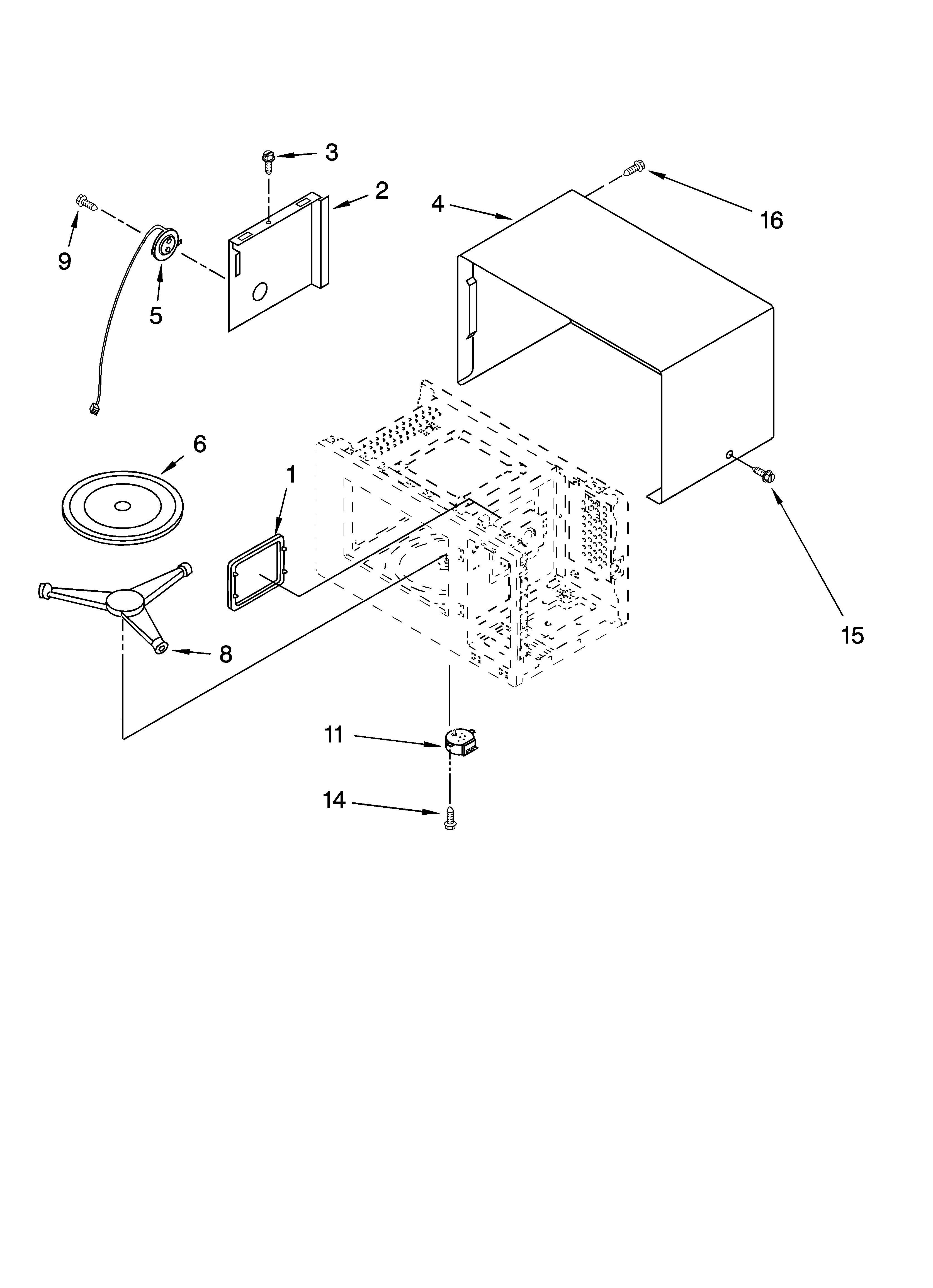 Whirlpool MT4155SPQ0 oven cavity parts diagram