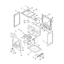 Whirlpool RF315PXMB0 chassis parts diagram