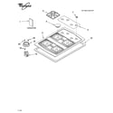 Whirlpool SCS3614LQ02 cooktop, burner and grate parts diagram