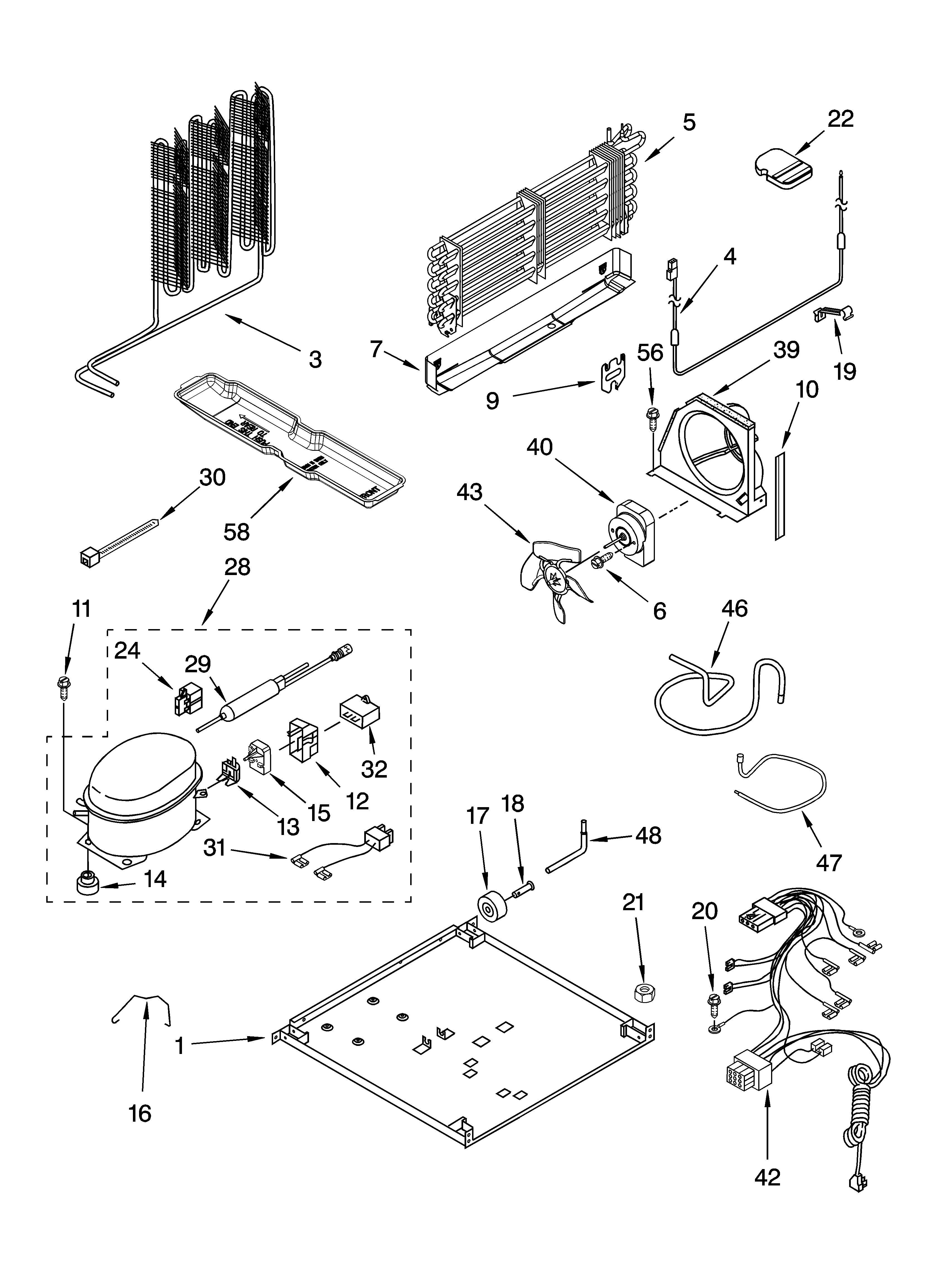 Estate TT21AKXKQ04 unit parts diagram