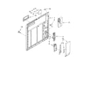 Whirlpool DU840SWLT0 inner door parts diagram