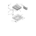 Whirlpool DU840SWLT0 dishrack parts diagram