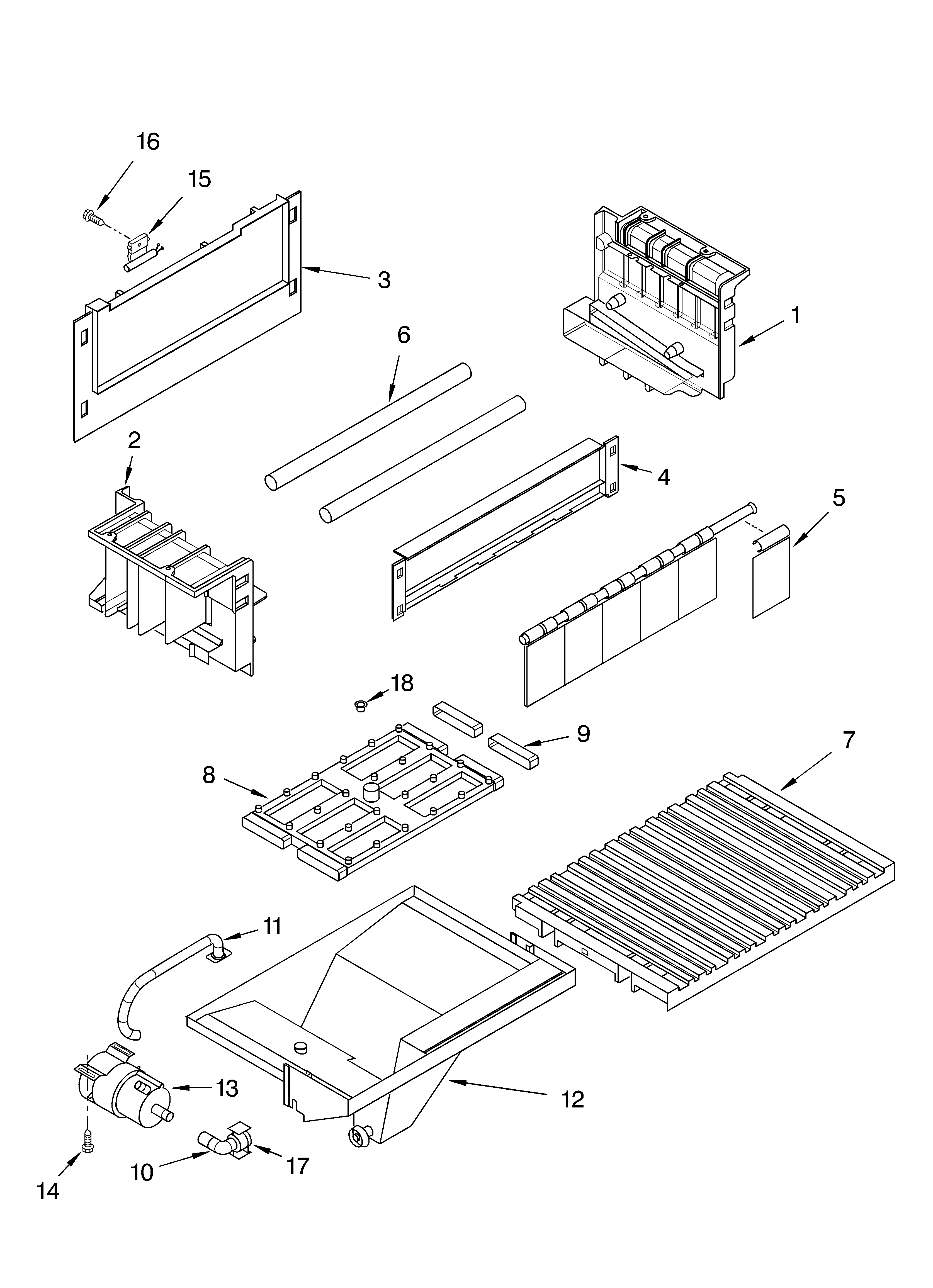 KitchenAid KUIO15NNLS ice making assembly diagram