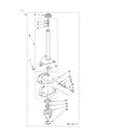 Whirlpool LSQ8500LQ0 brake and drive tube parts diagram