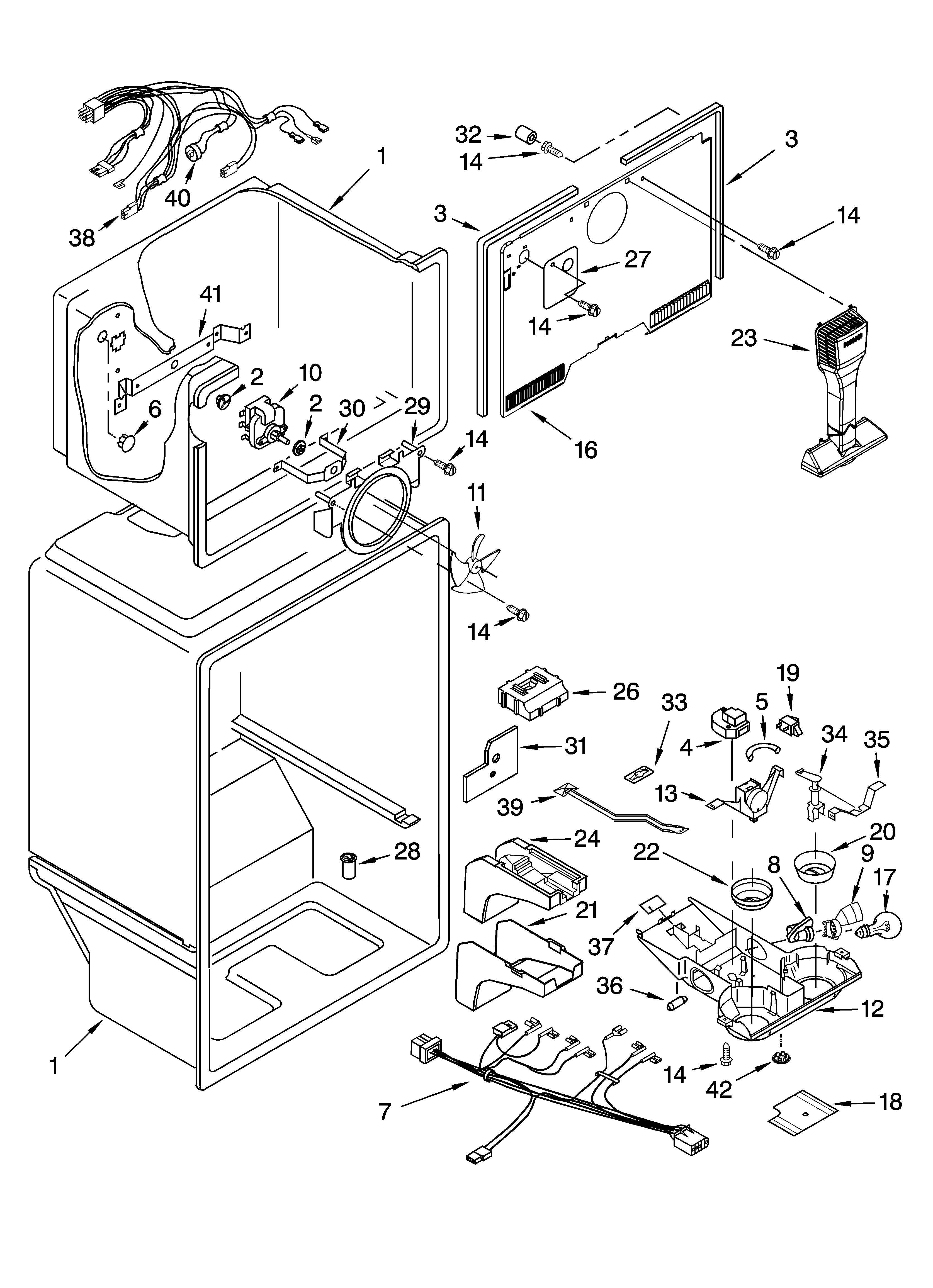 Whirlpool 8ET1MTKXKT05 liner parts diagram