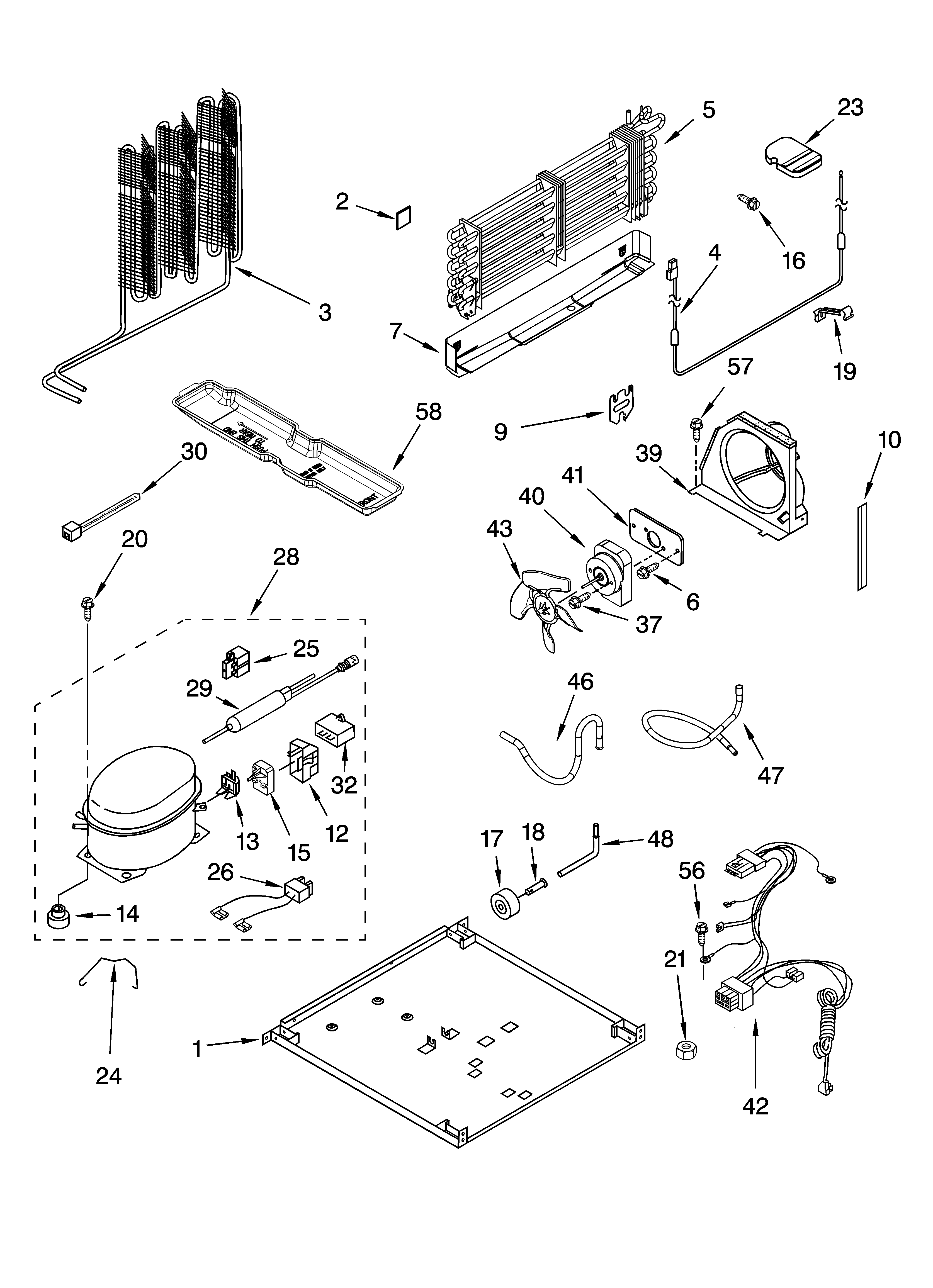 Whirlpool 8ET1MTKXKT05 unit parts diagram