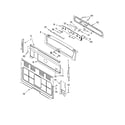 Whirlpool GR448LXPS0 control panel parts diagram
