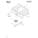 Whirlpool WERP4210PQ0 cooktop parts diagram