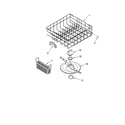 Estate TUD6900PQ0 lower dishrack parts, optional parts (not included) diagram
