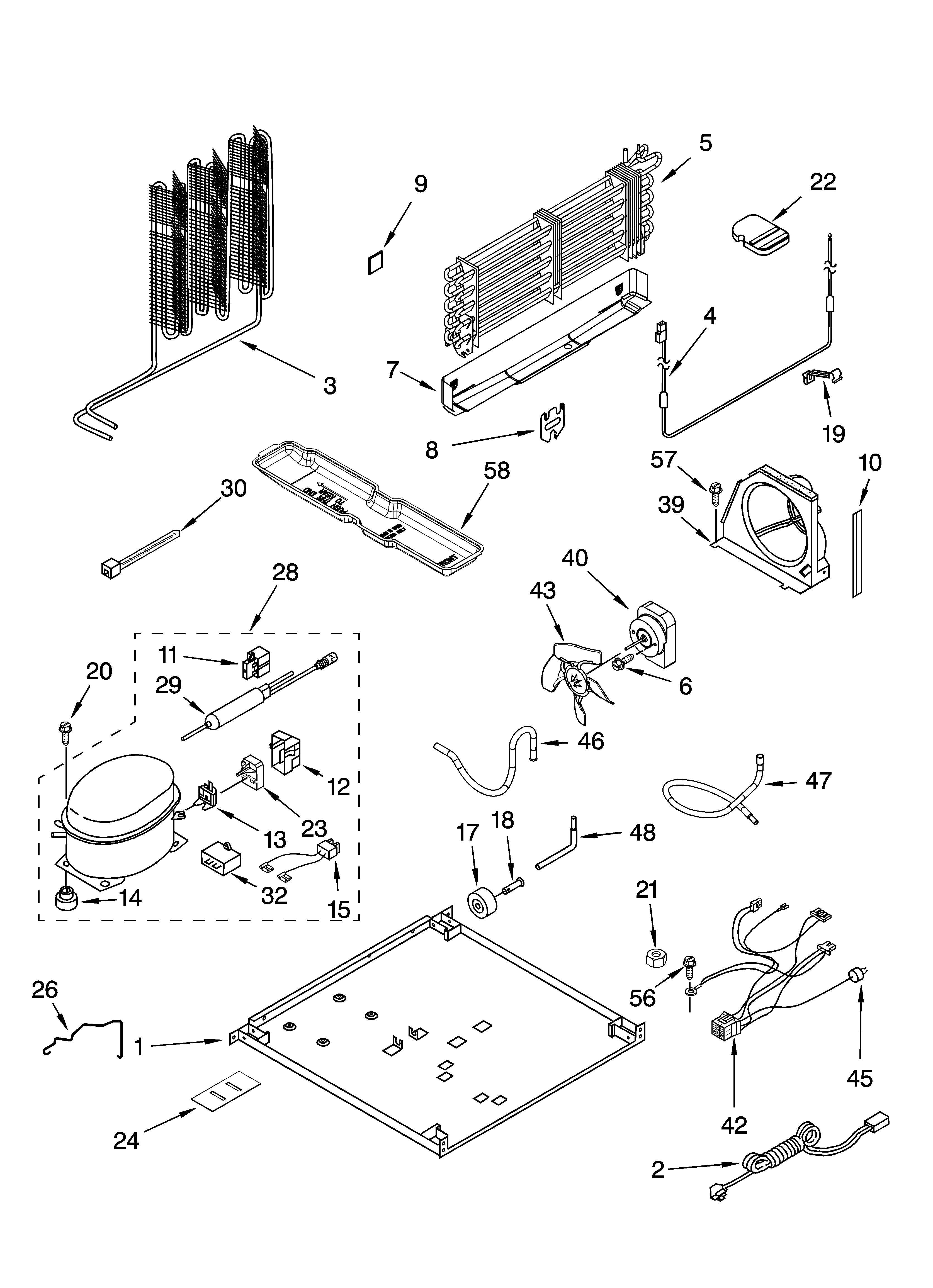 Gladiator GARF19XXPK00 unit parts diagram
