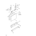 Whirlpool DUL240XTPQ3 door and panel parts diagram