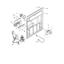 Whirlpool DUL300XTLT3 door and latch parts diagram