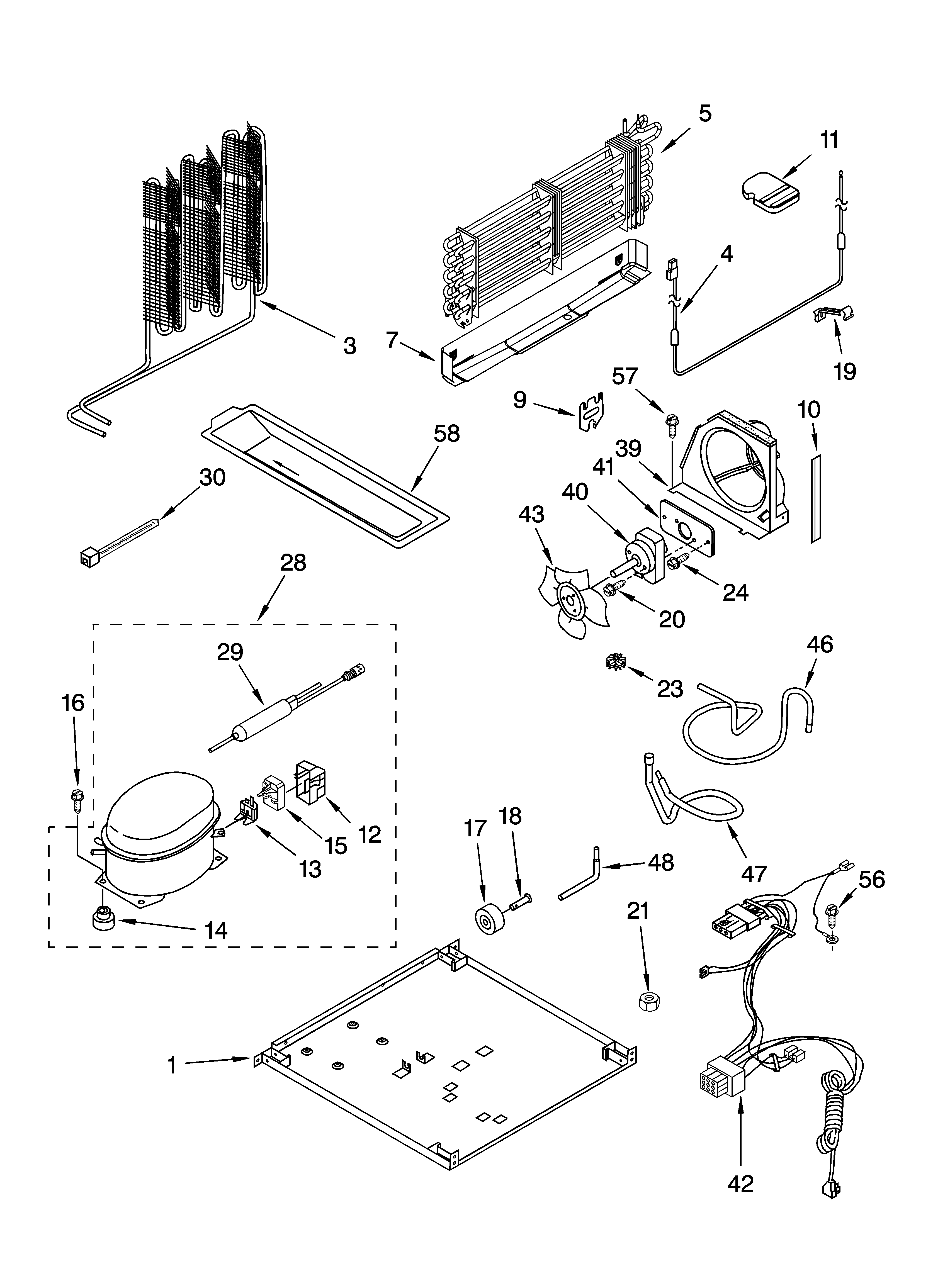 Whirlpool ET8MHKXMB00 unit parts diagram