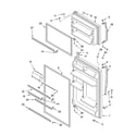 Whirlpool ET8WTKXKQ08 door parts diagram